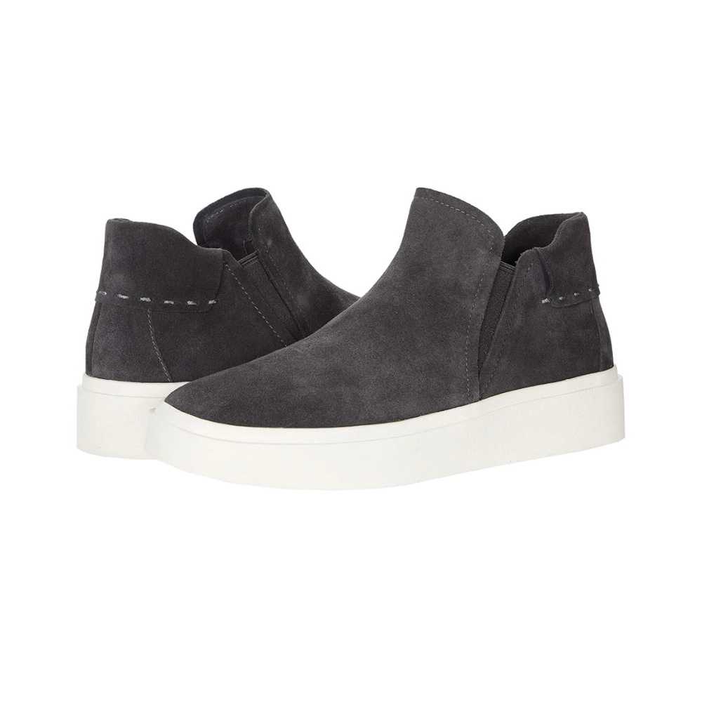 Dolce Vita Women's Vinni Slip-on Sneaker in Anthracite Gray Suede, 10